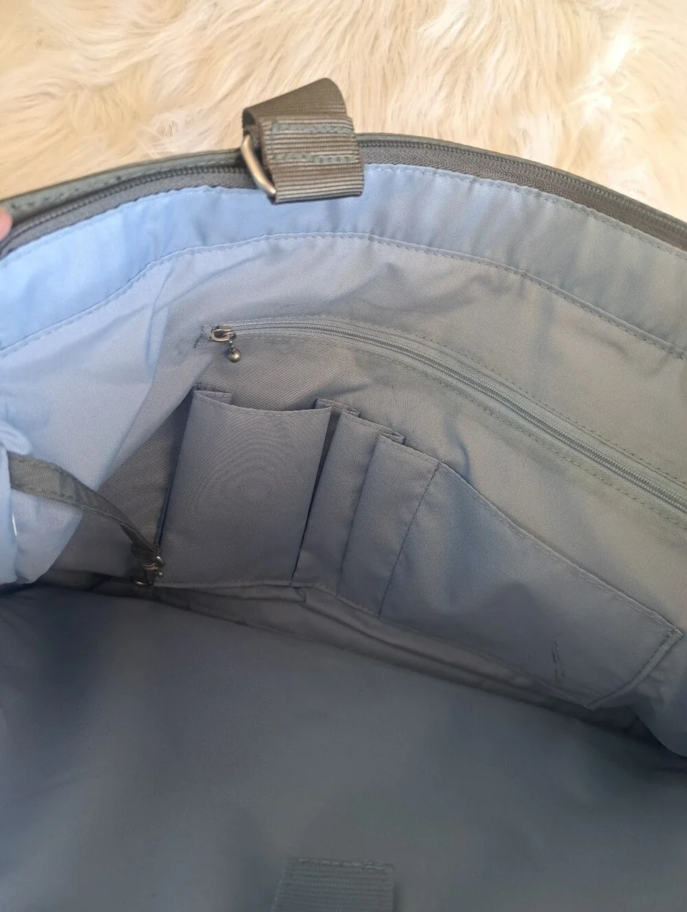 Lg Gray Baggallini Laptop/Business Bag